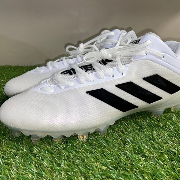 Men\'s Adidas FX1307 Freak Mid Football Cleats Shoes White Black Size NEW main image 5